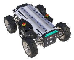 Ackermann wheeled robot chassis