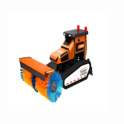 Firefighting Fire Extinguishing Robot 3rd Generation Oil Powered Hydraulic With Water Hose Frame