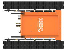 Portable Fire Extinguishing Robot with Lithium Battery Driven Wireless Remote Control and Small Size for Urban Vehicle Fires