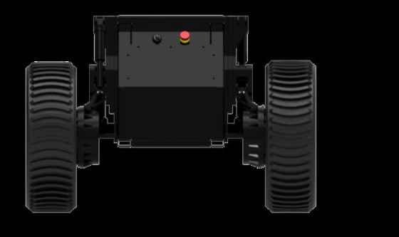 6x6 Differential Wheeled Robot Chassis Ip67 500kg Max Load