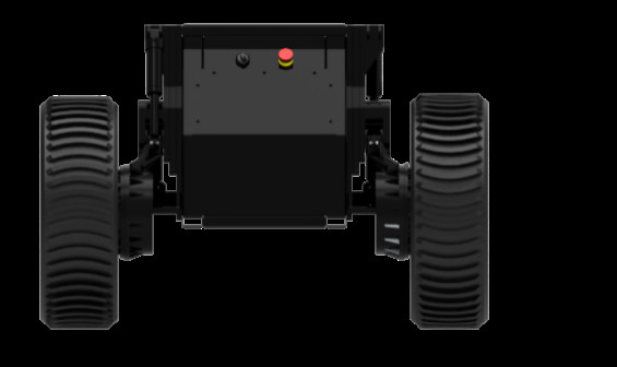 6x6 Differential Wheeled Robot Chassis Ip67 500kg Max Load