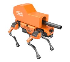 High-speed fan, large dog-shaped fan, four-legged robot dog Strong load capacity